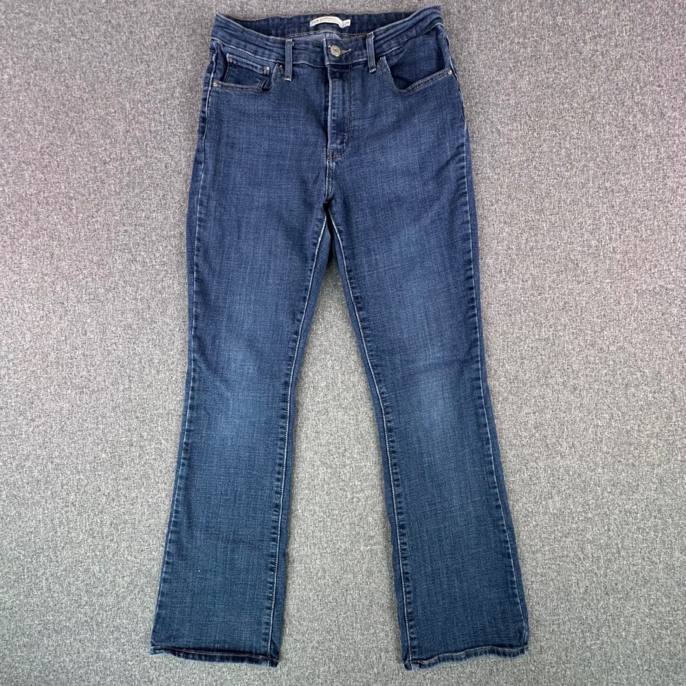 Levi's Jeans Women 29 725 High Rise Bootcut Blue Stretch